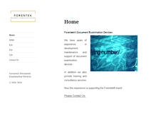 Tablet Screenshot of forentek.net
